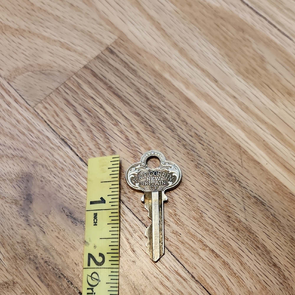 Gorbin Brass Key New Britain CT 1758735 Art Deco Vintage Collectible
